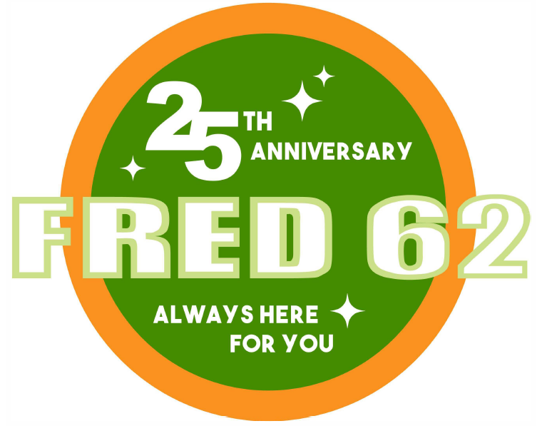 F62 25 year logo